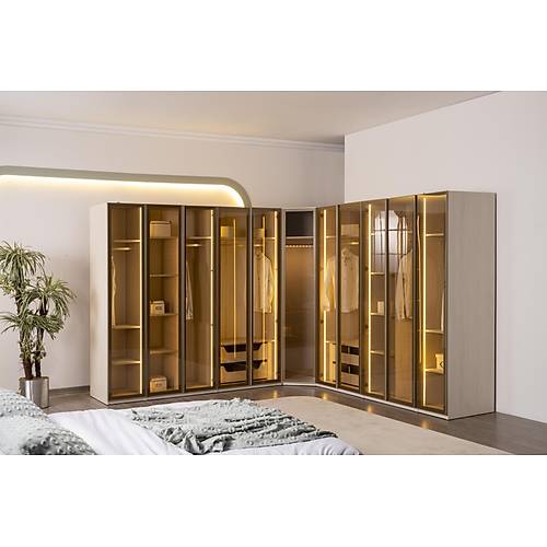 Karizma Schlafzimmer-Set mit Eckkleiderschrank