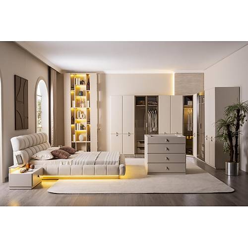 Trend Schlafzimmer-Set mit Eckkleiderschrank