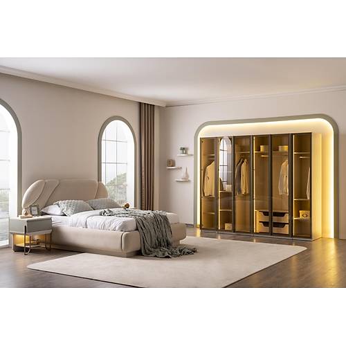 Karizma Schlafzimmer-Set mit Eckkleiderschrank