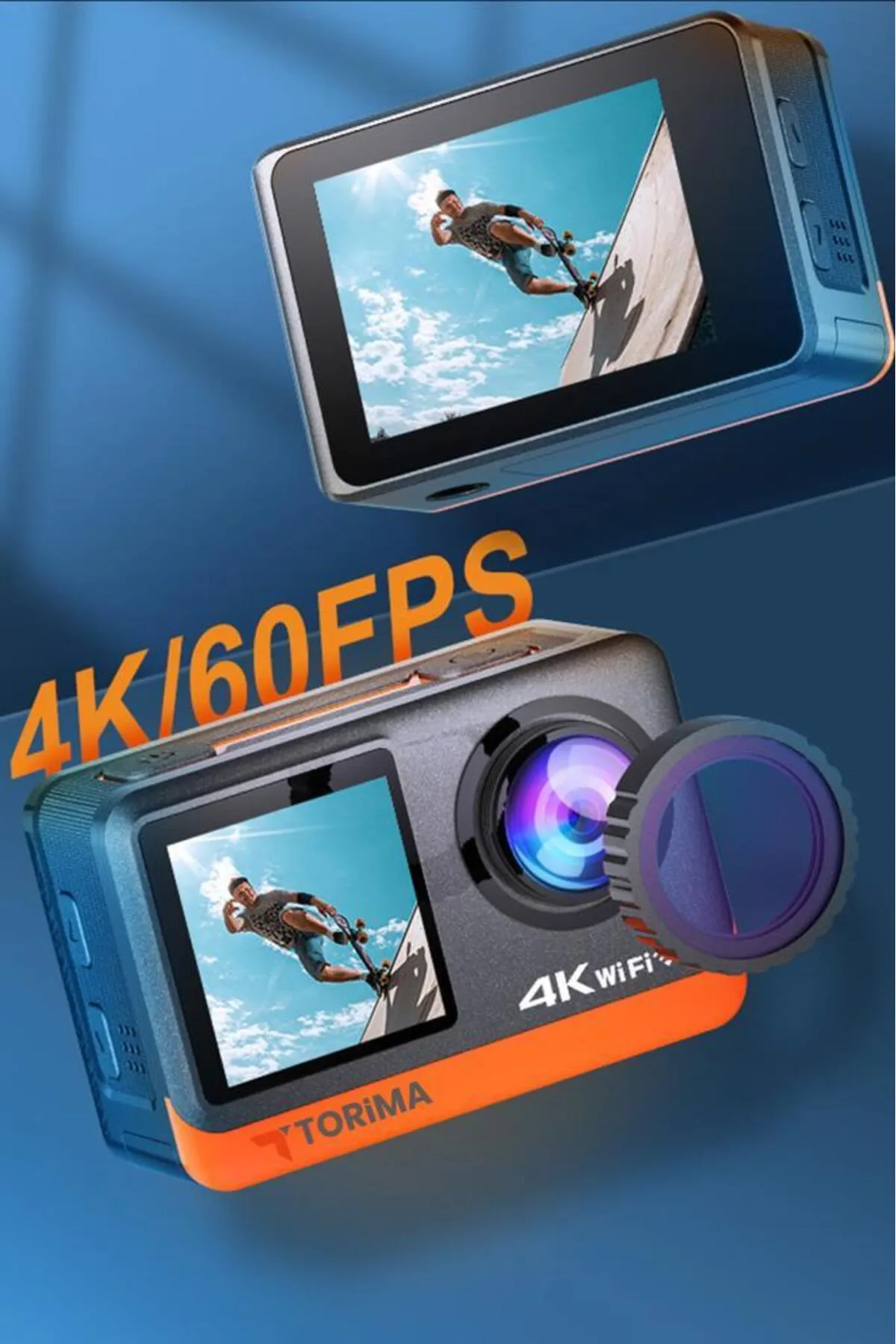 Torima Aksiyon Kamera 4K 60 FPS