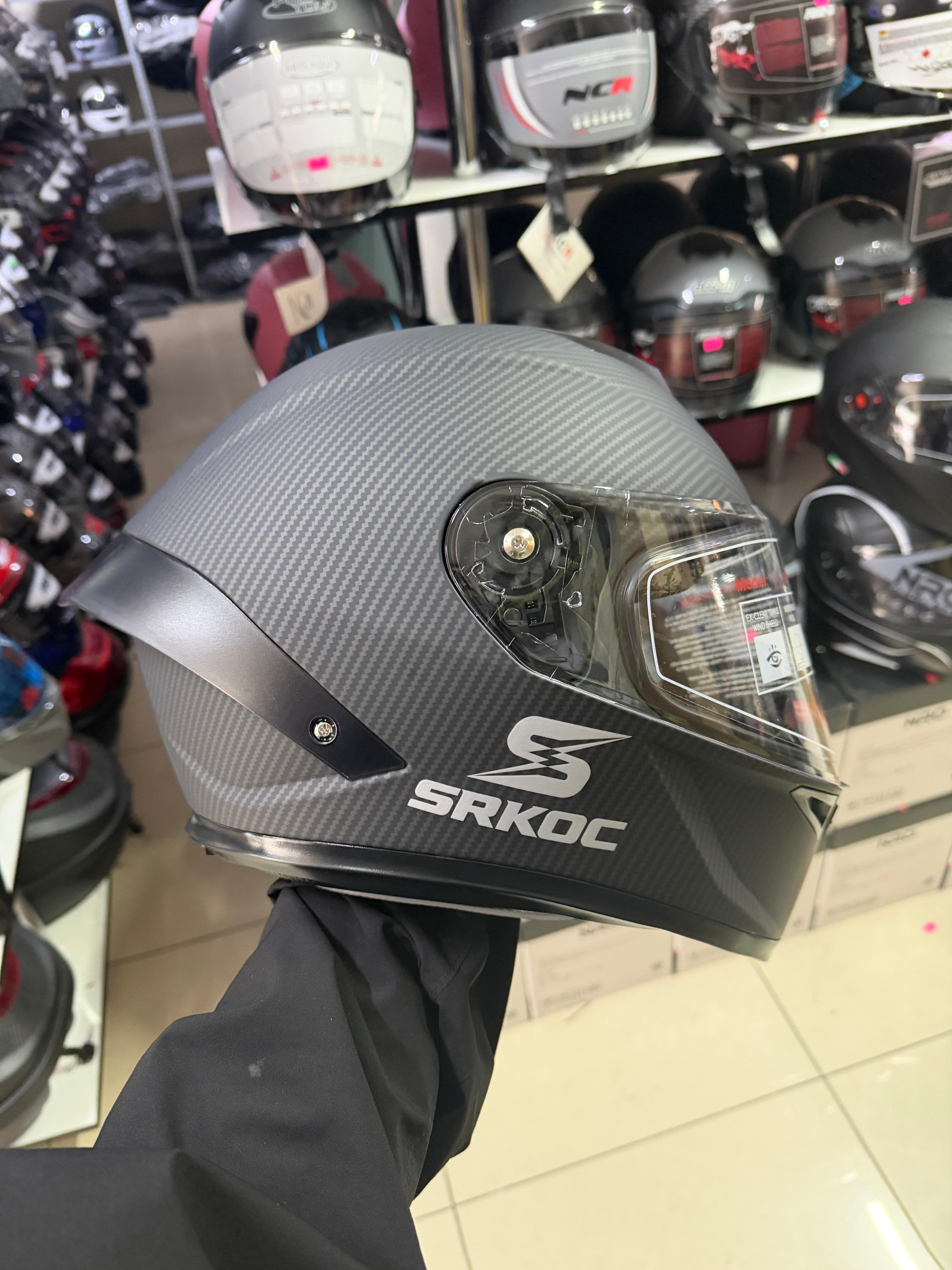 Wosen Fullface Kask Güneş Gözlüklü