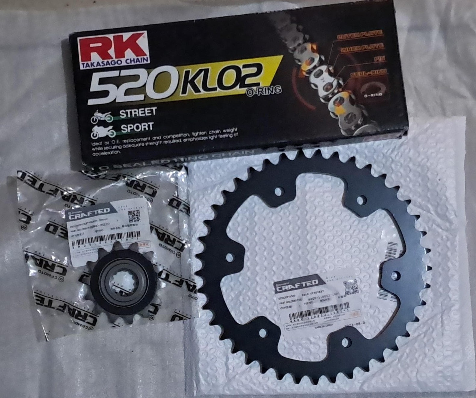 Cf Moto 450 Sr Zincir Dişli Seti