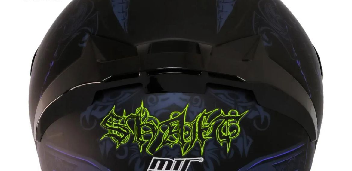 MTS 801 Spoiler Siyah FX-201DV kask Spoiler