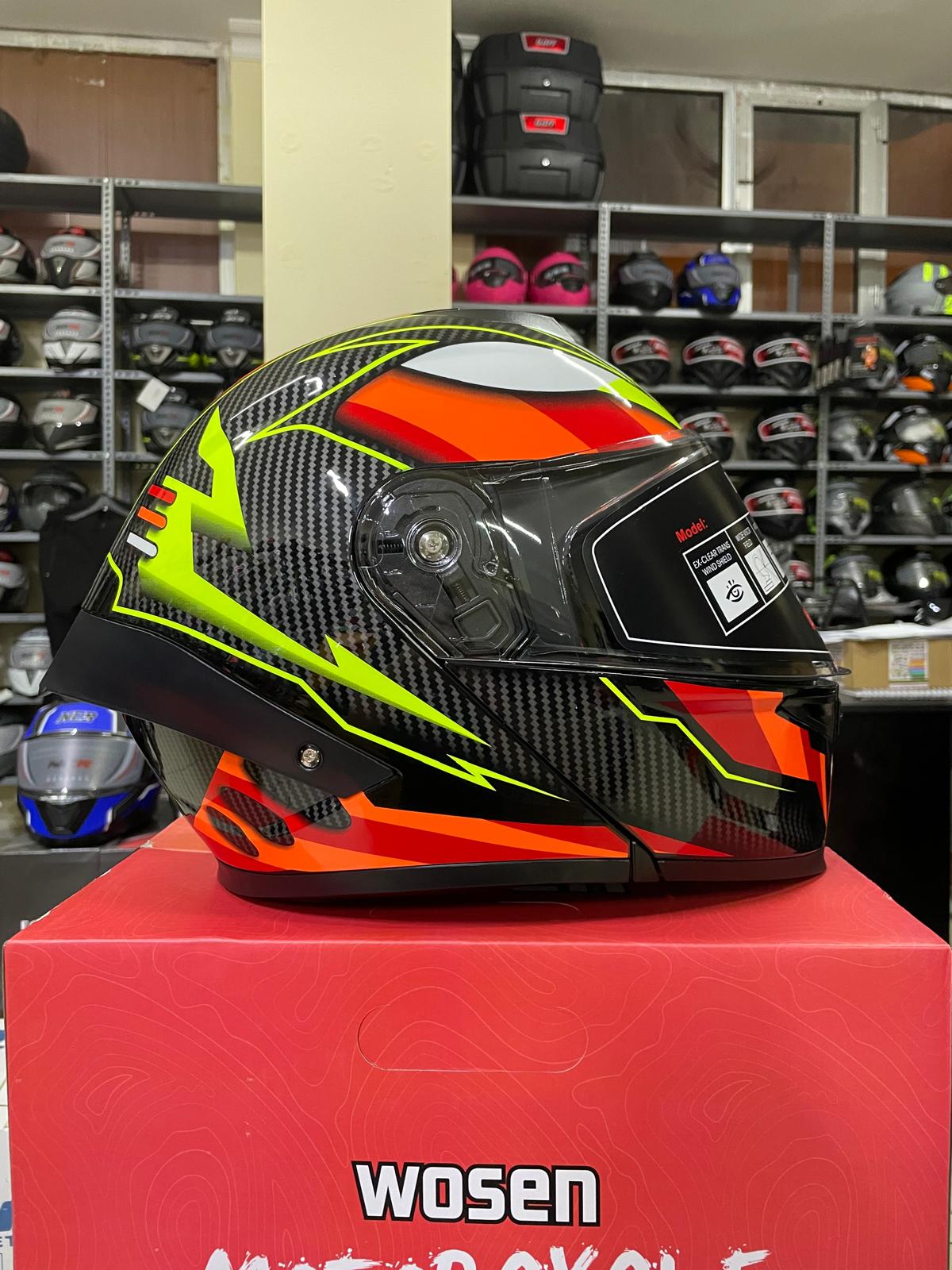 Wosen Çene Açılır Kask