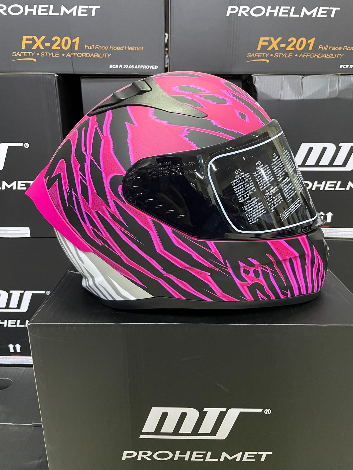 MTS 801 Kask Leopar Pınk