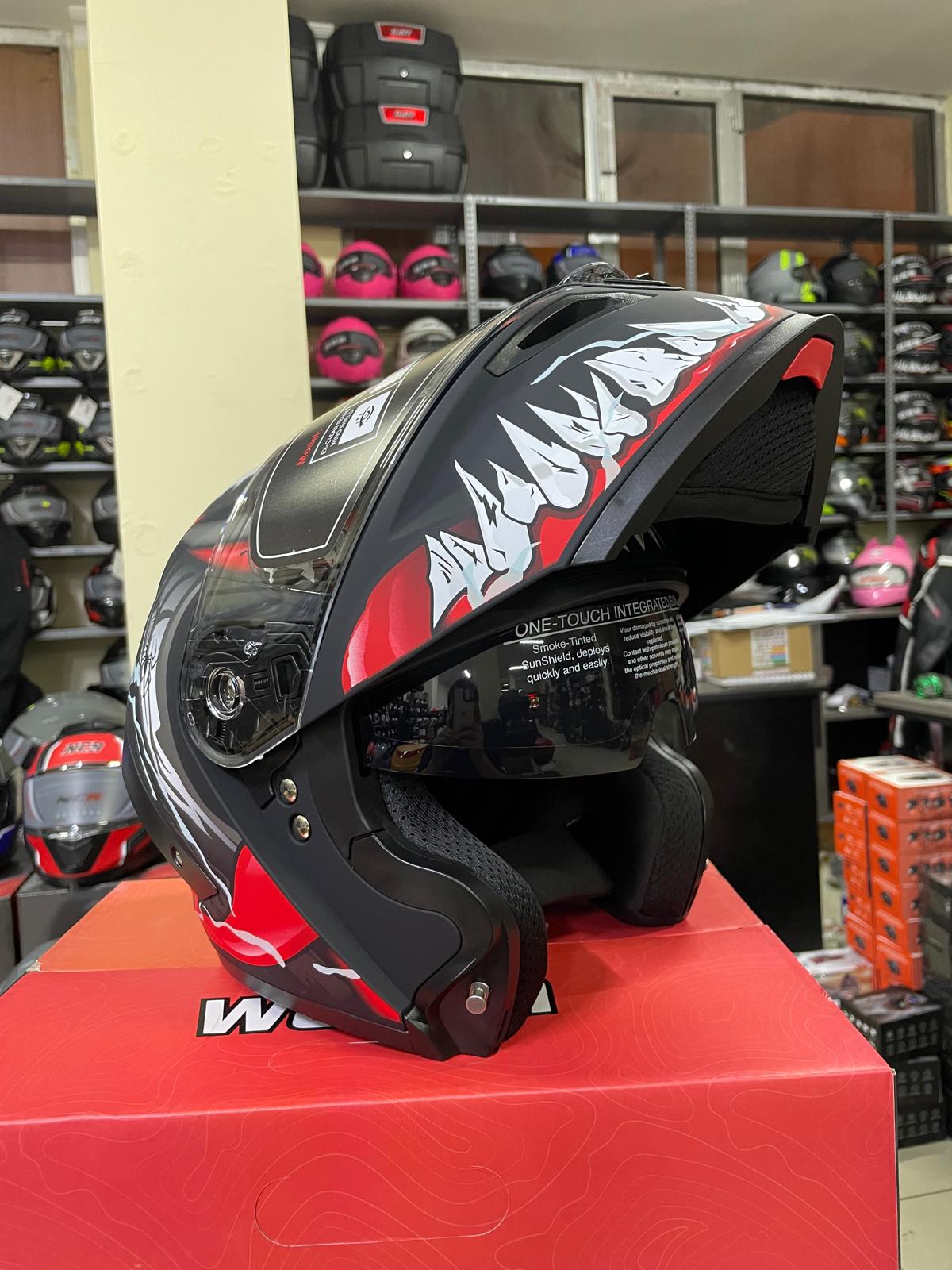 Wosen Çene Açılır Kask