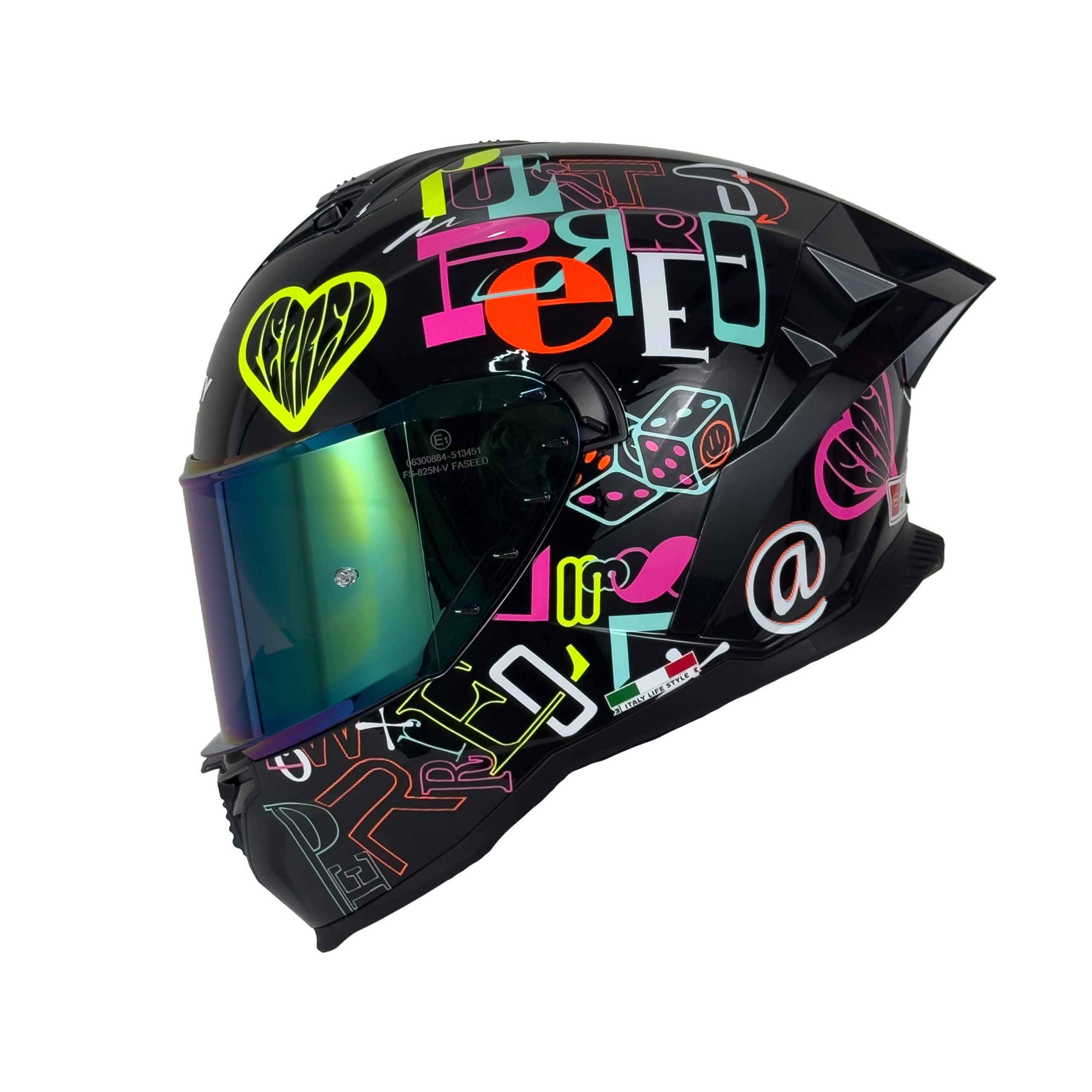 SWAY SW 867 PERİ Colorful Full Face