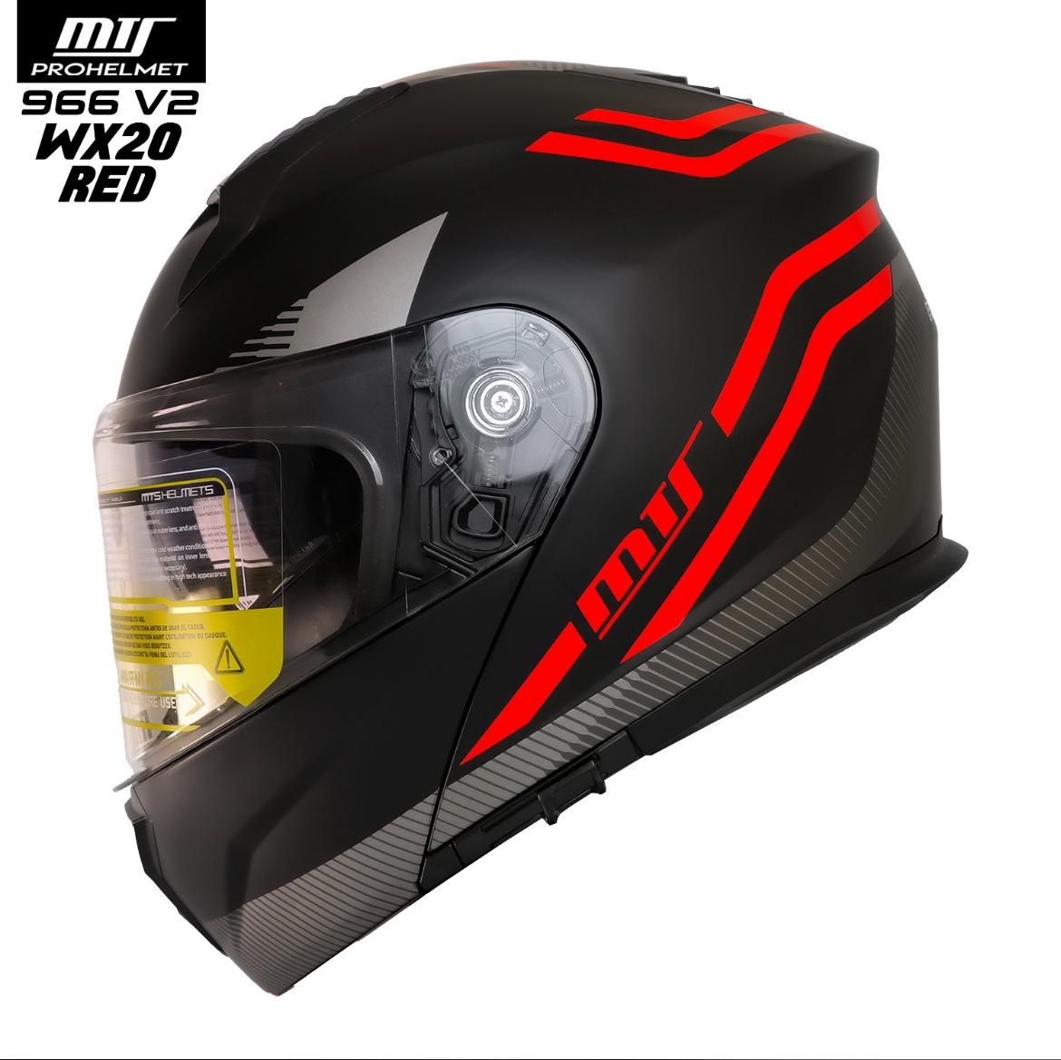 MTS Çene Açılır Kask