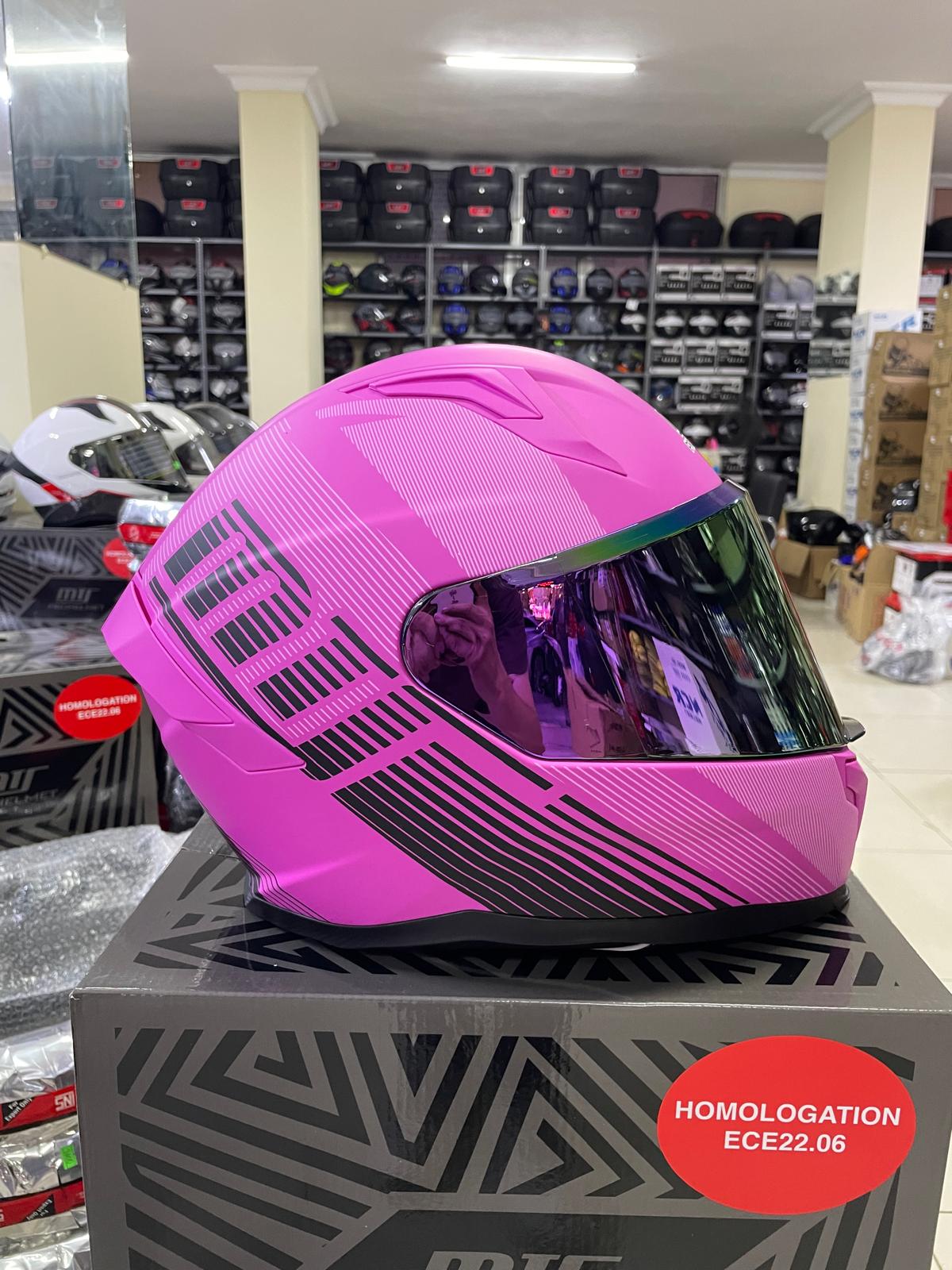 MTS 910 PEMBE KASK fuchsıa