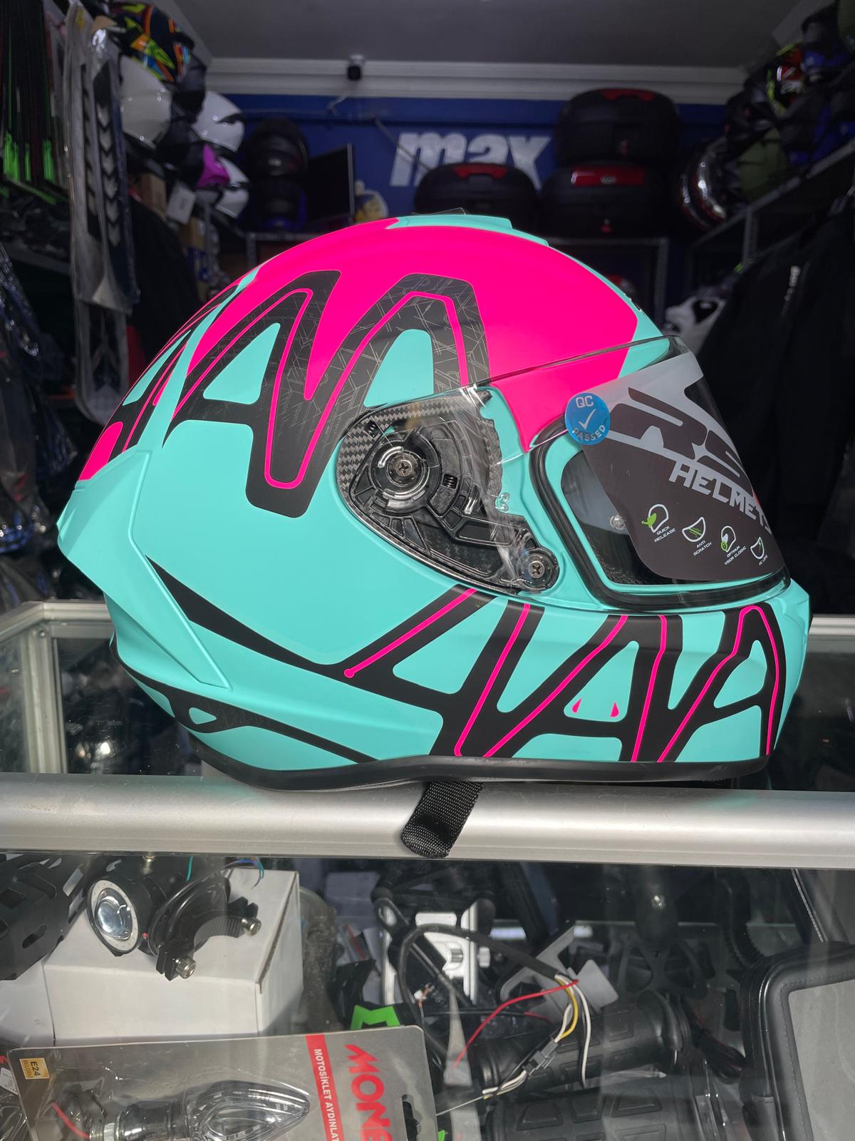RS2 Fullface Kask Karayip Mavisi