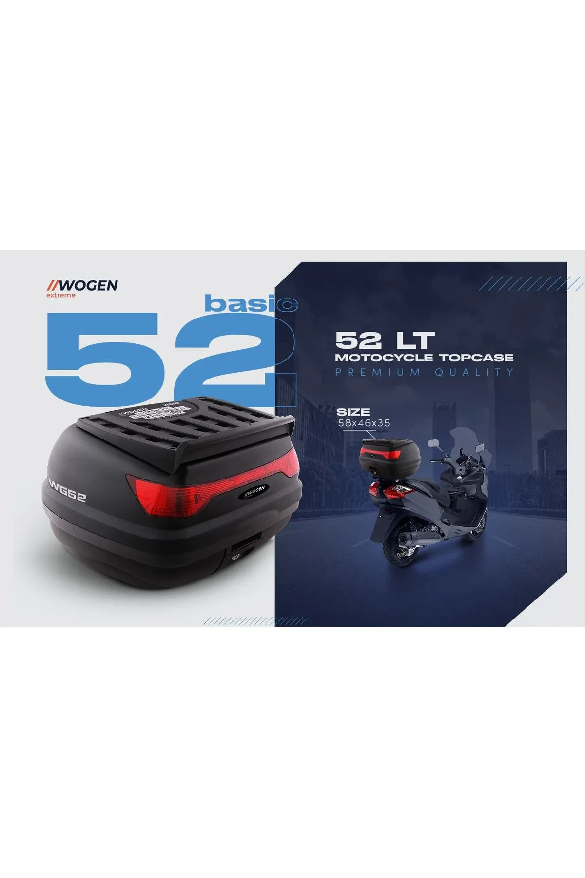 Wogen 52 Lt Motosiklet Çantası