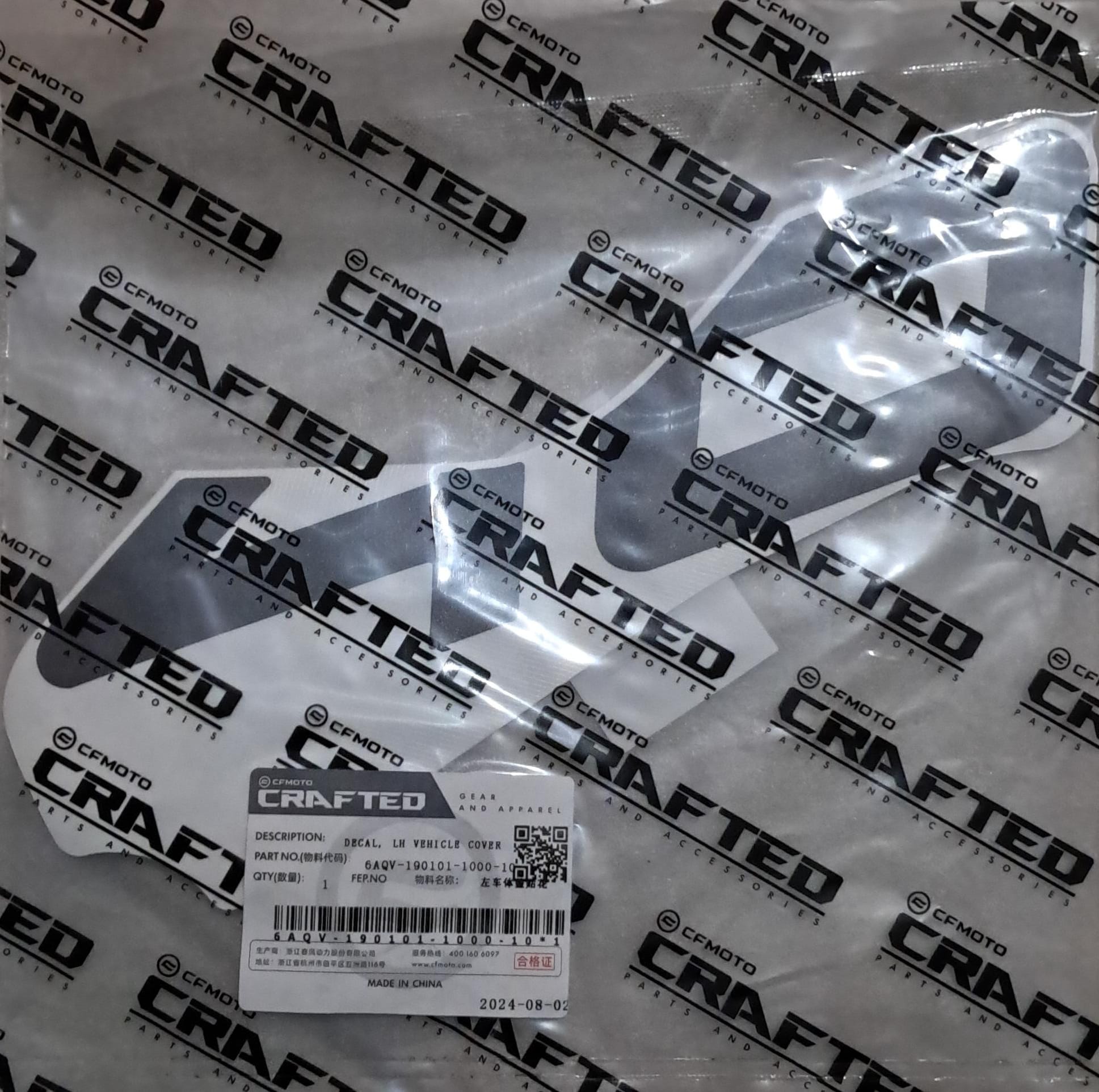 Cf Moto 450 Sr Sticker Sol 40