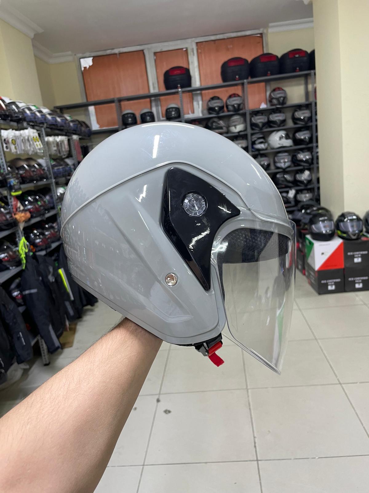 Nardo Gri Yarım Kask