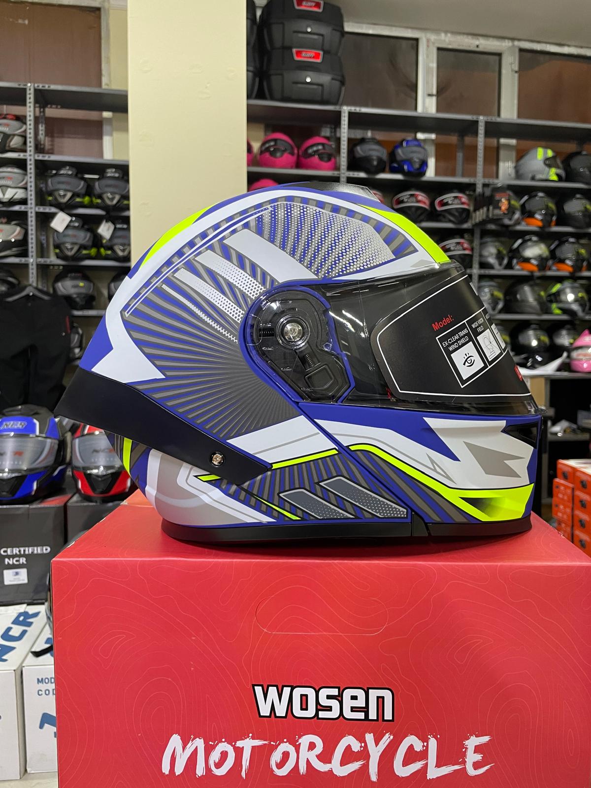Wosen Çene Açılır Kask