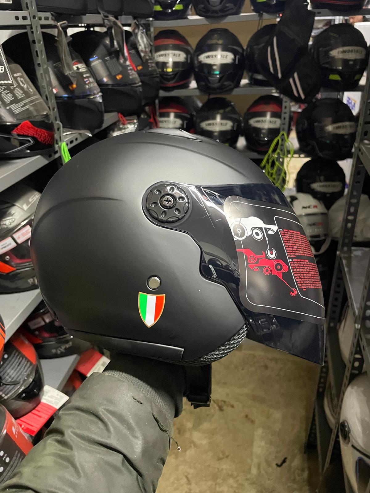 FREEM 601 YARIM KASK kırmızı