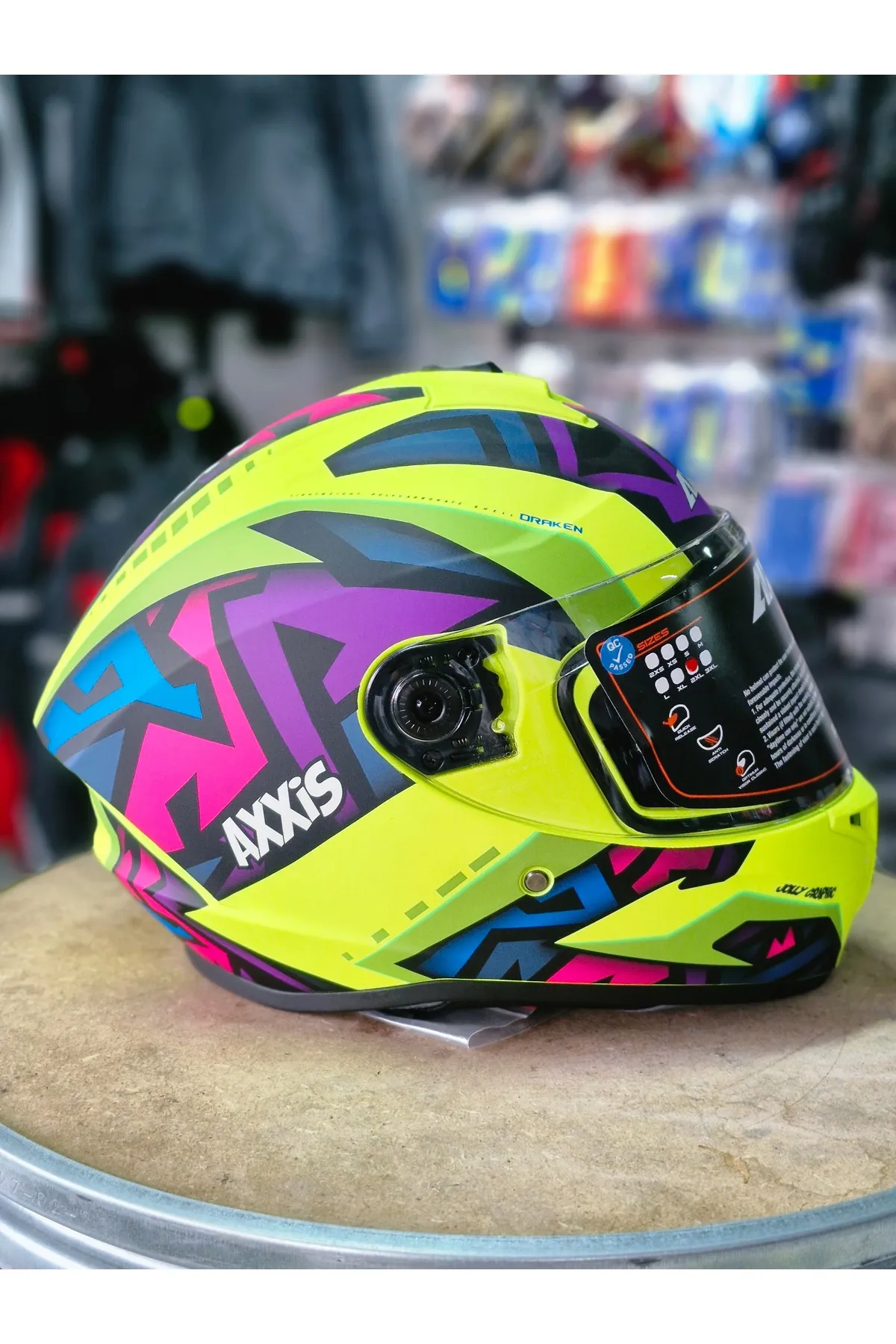 Axxis DRAKEN S JOLLY C3 MATT FLOUR YELLOW