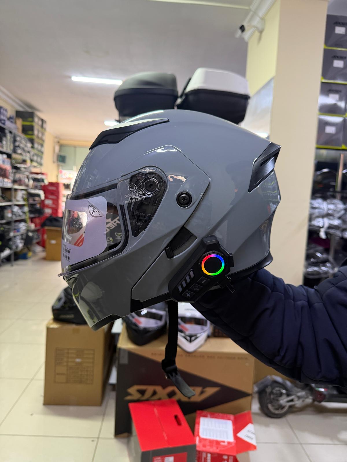 İntercomlu Kask