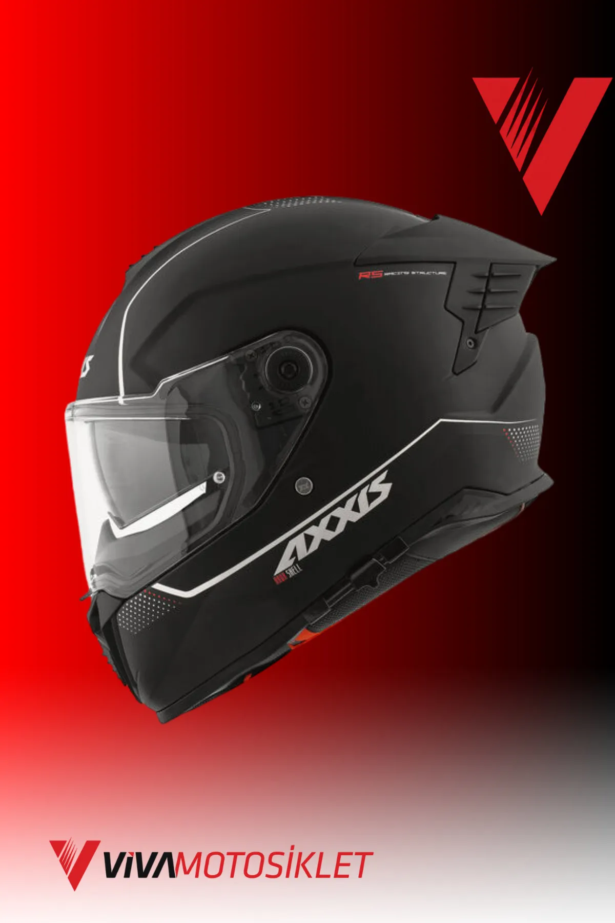 Axxis Hawk Evo Mat Siyah