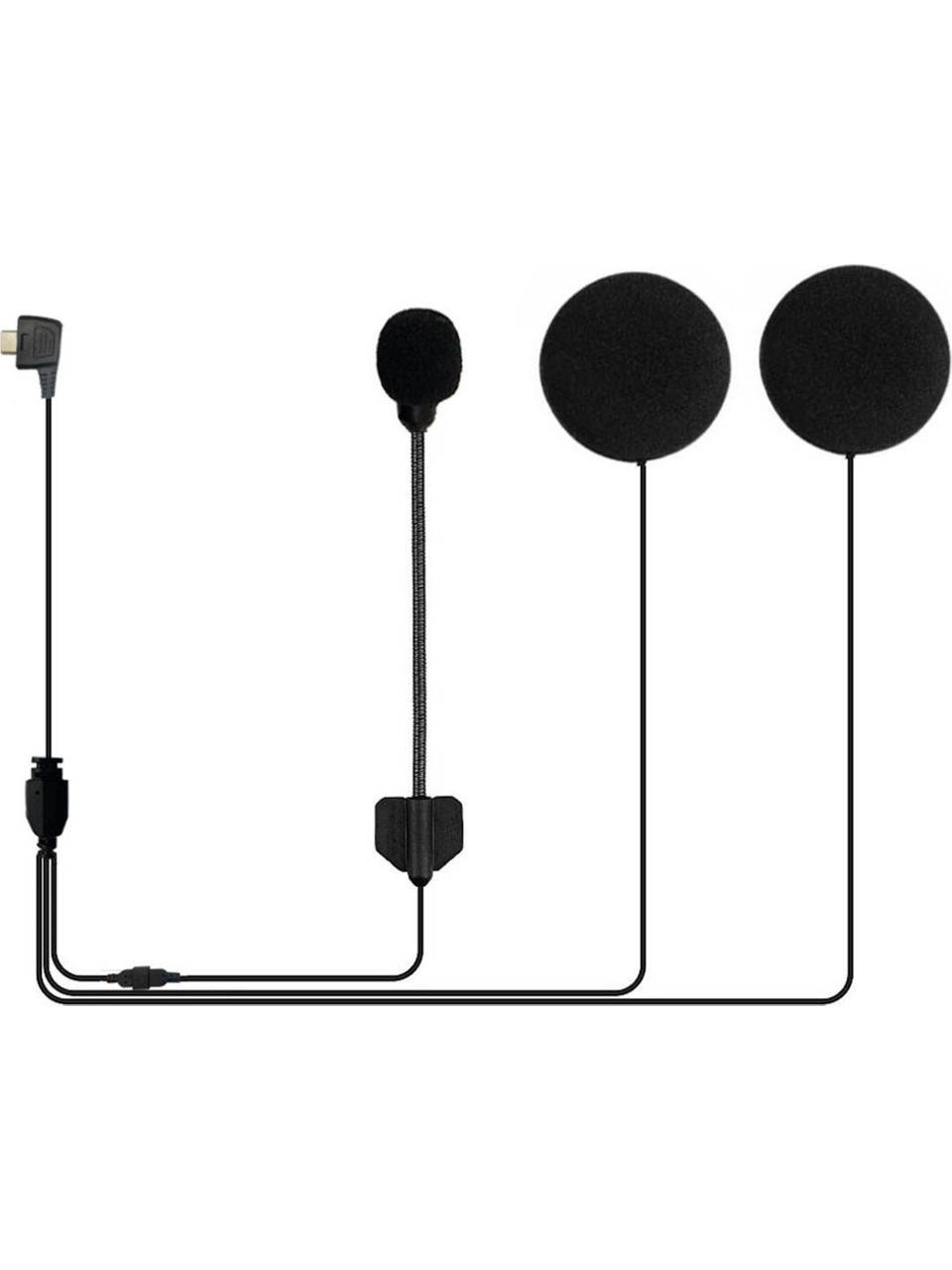 İntercom Mikrofon Kulaklık Set