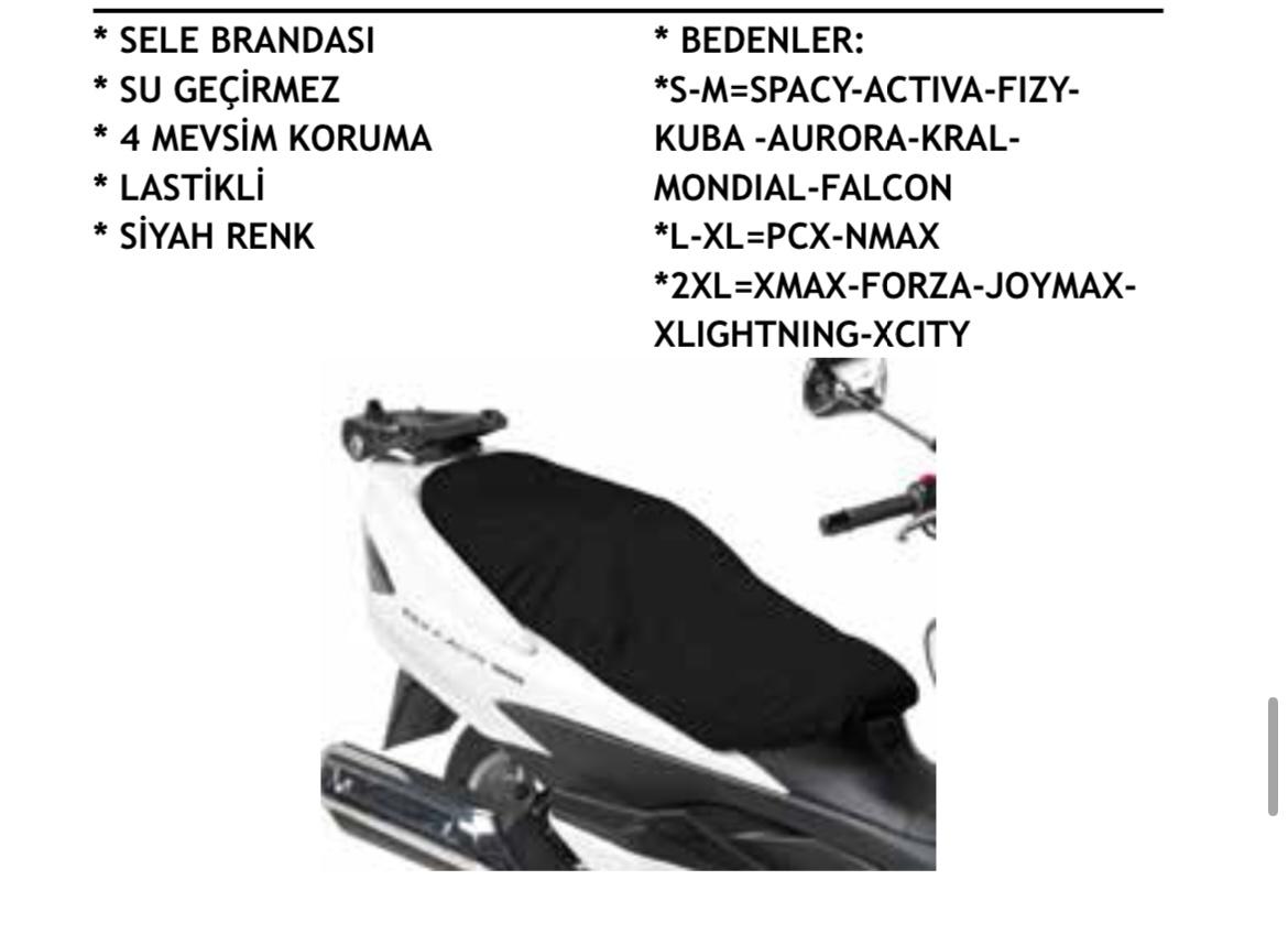 Motosiklet Üniversal Koltuk Branda Su Ve Toza Dayanaklı
