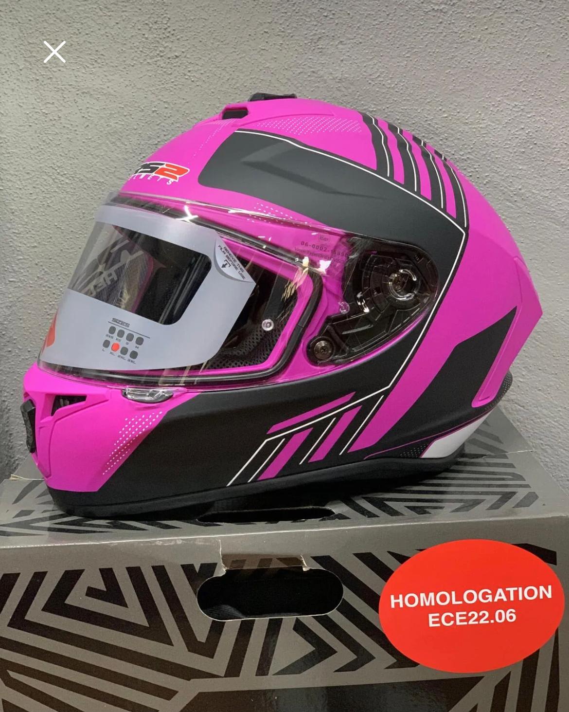 RS2 Fullface Kask Pembe