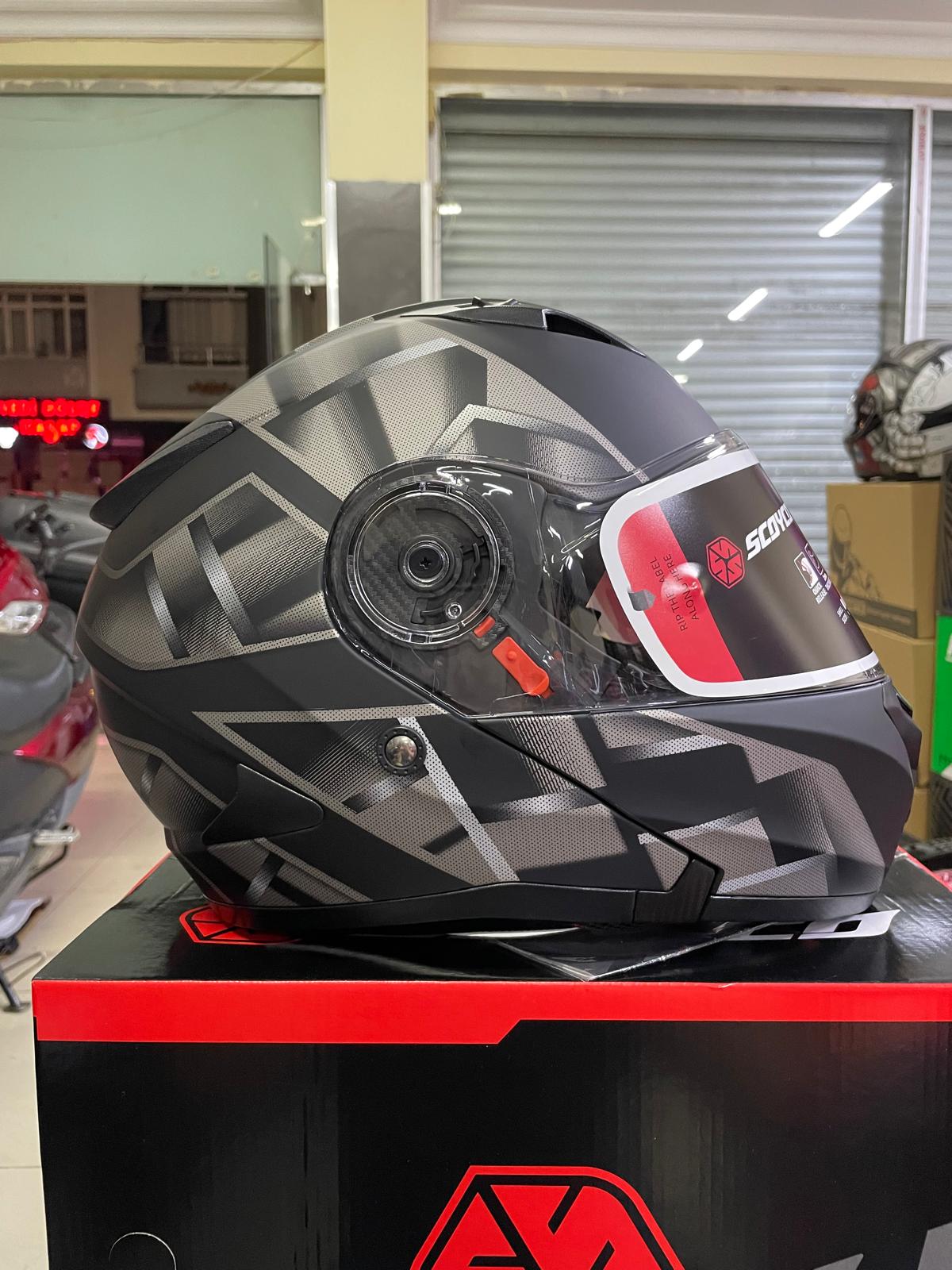 SCOYCO FF868 ÇENE AÇILIR KASK space