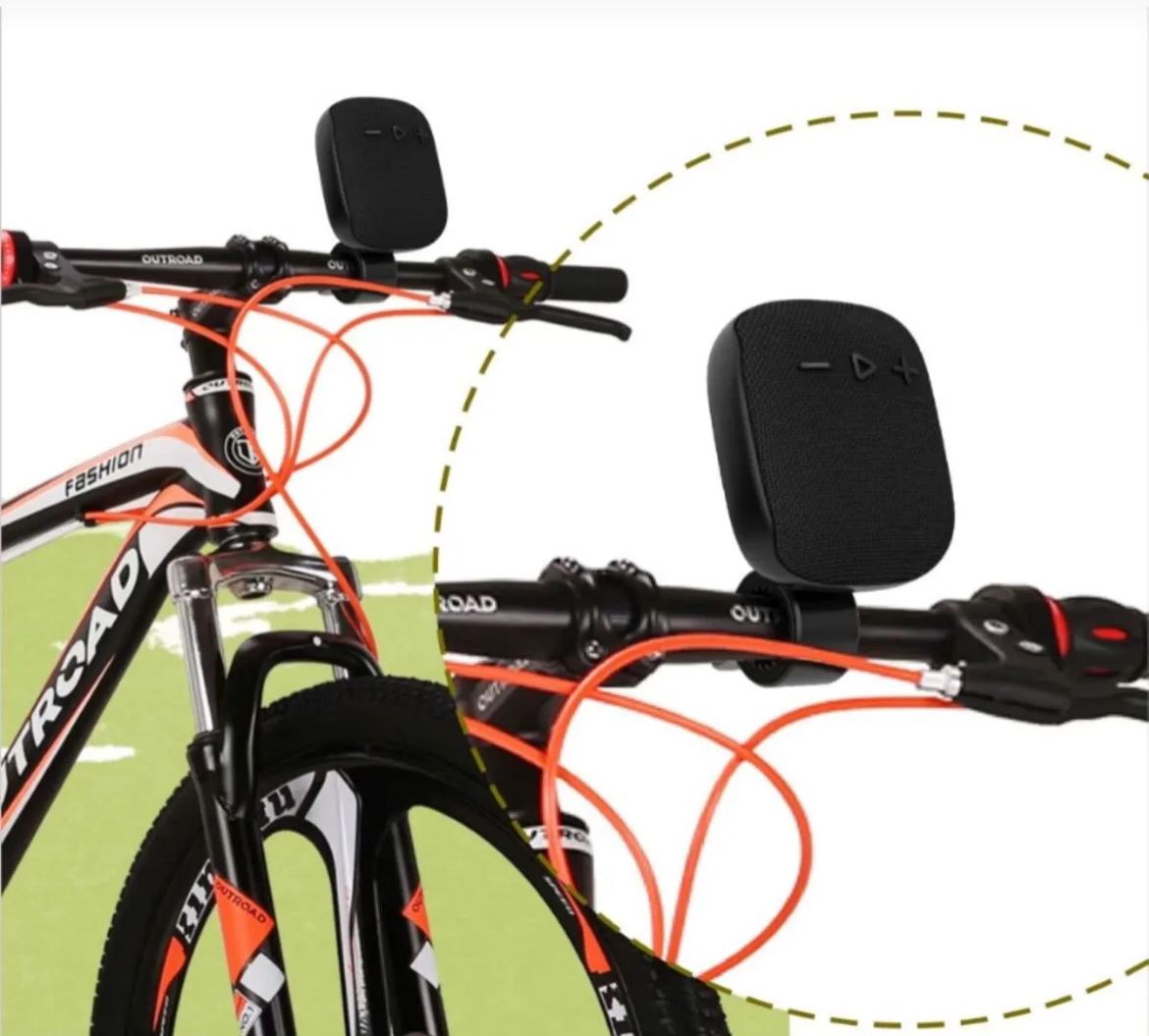 Motosiklet Gidon Bağlantı Hoparlör Bluetooth USB Hafıza Kart Hoparlör