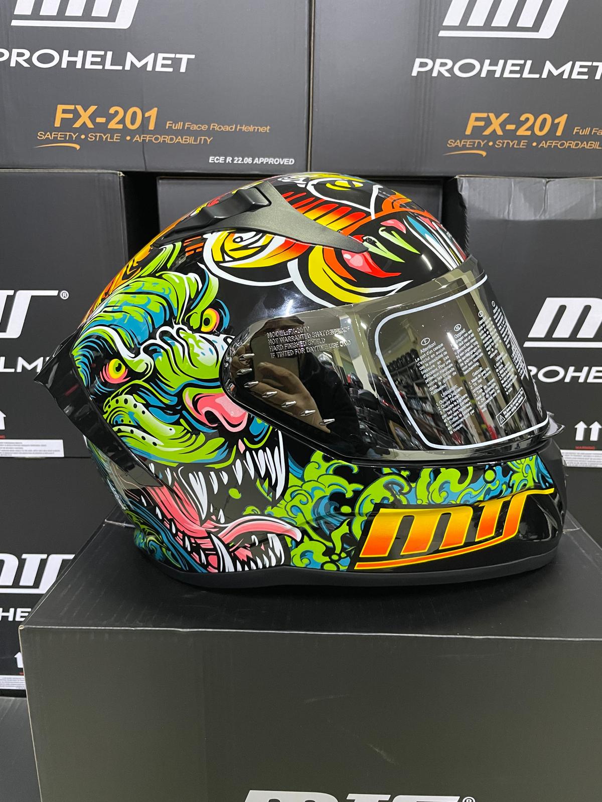 MTS 801 Kask Yeşil Ejderha