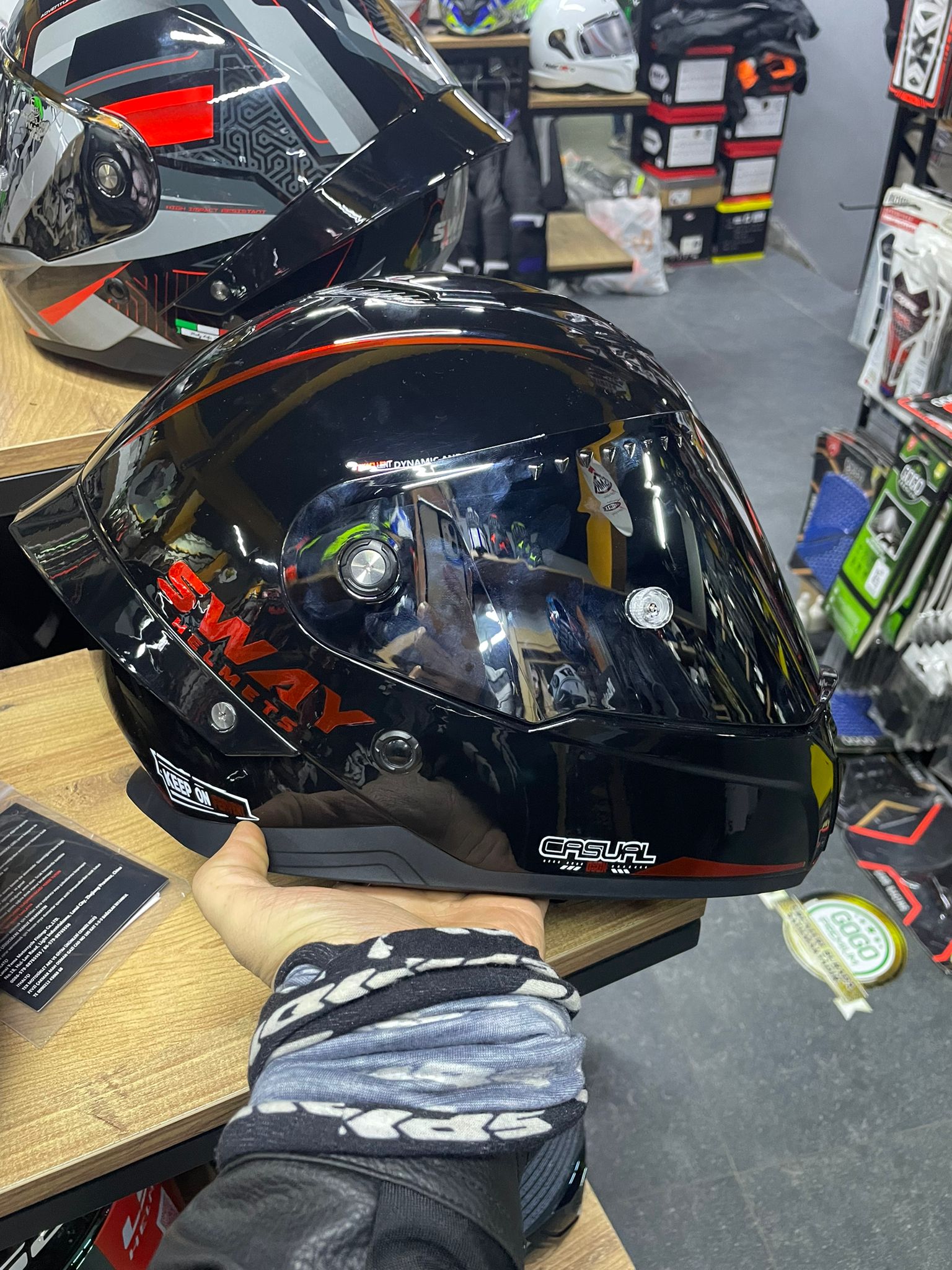 SWAY SW 850 Black Red