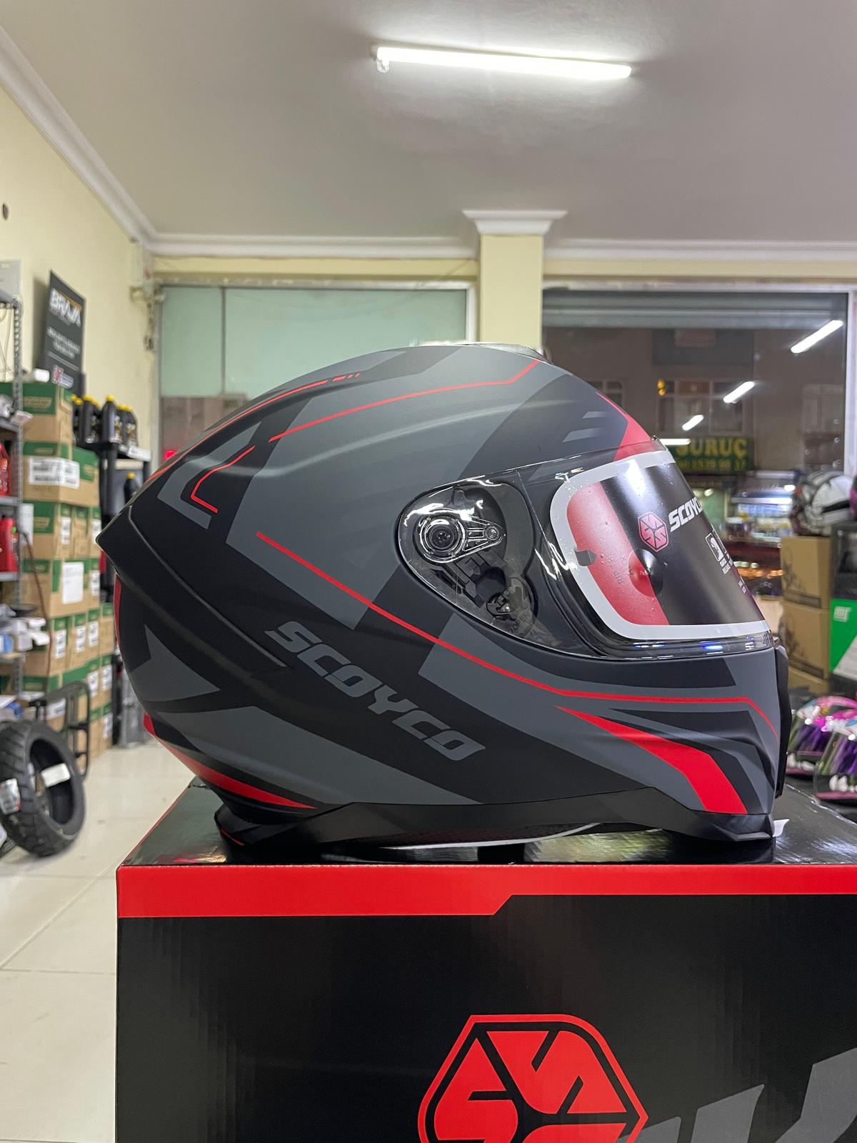 SCOYCO F869 FULLFACE KASK wınd