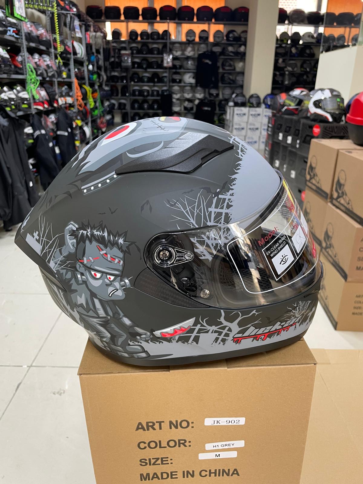JK 316 Fulface Kask Zombi