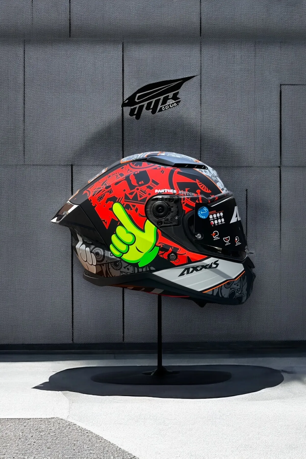 Axxis Panther Sv Sketch A6 Mat Motosiklet Kaskı