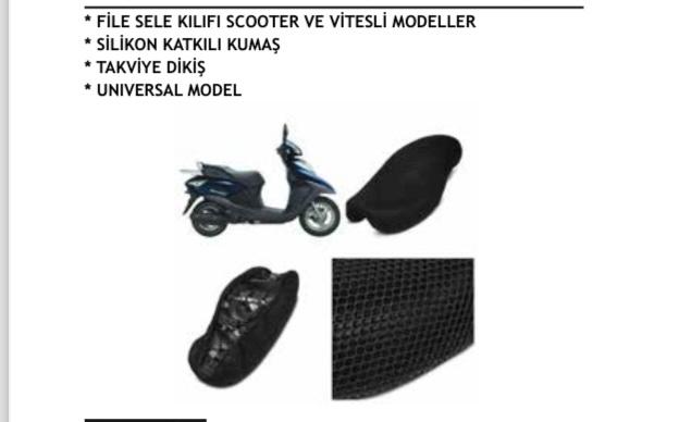 Motosiklet Üniversal Koltuk Kılıfı File