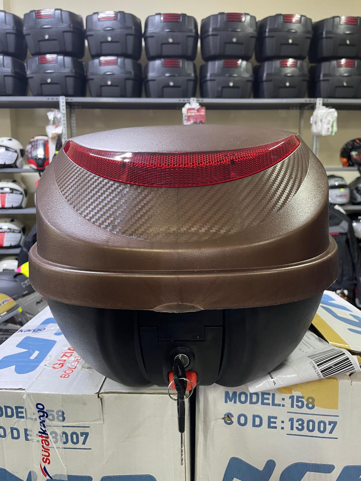 33 Lt Kahverengi Motosiklet Çantası