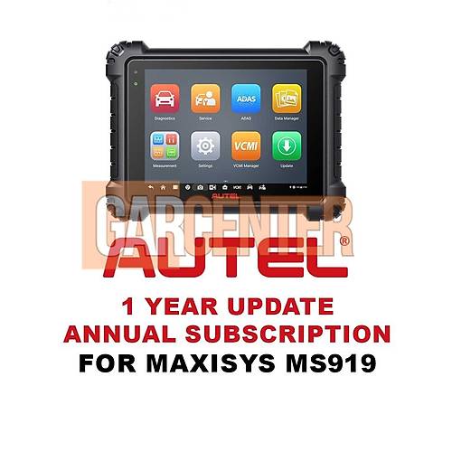 MaxiSYS MS919 iin Autel 1 Yllk Gncelleme Abonelii