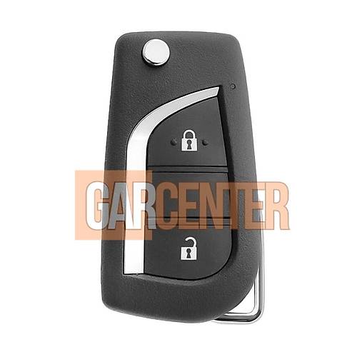 Xhorse VVDI Anahtar Arac VVDI2 Kablolu Uzaktan Anahtar 2 Dme Toyota Stili XKTO01EN