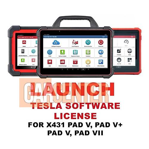 PAD V / PAD 5, PAD V+ / PAD 5+, PAD VII / PAD 7 iin Tesla Yazlm Lisansn Balatn