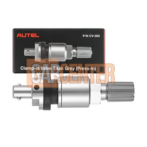 Autel CV-002 MX 1-Sensor Press-IN Evrensel TPMS Sensrleri iin Kelepeli Titan Gri Metal Vana Kk