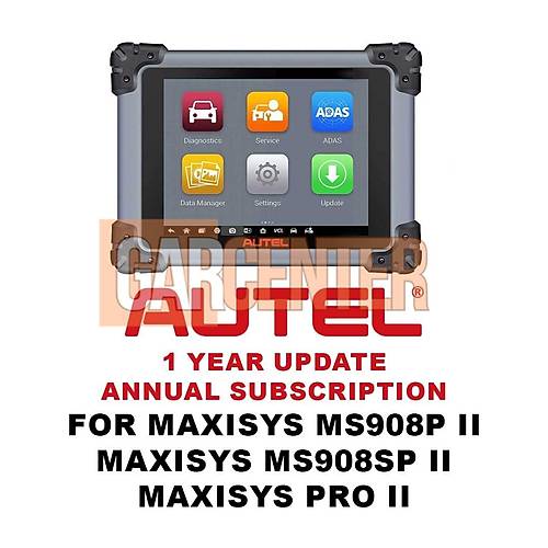 Autel MaxiSys MS908P II, MaxiSys MS908SP II ve MaxiSys Pro II 1 yllk Abonelik Gncellemesi