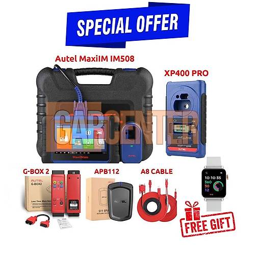 Autel MaxiIM IM508 Anahtar Programc Arac Cihaz ve XP400 Pro Programc + cretsiz Hediye Otofix Akll Anahtar Saati