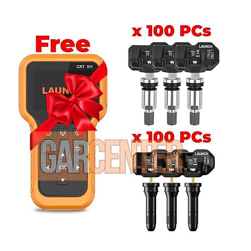 cretsiz CRT511 Tehis ve TPMS Aracyla 200 Adet TPMS sensrn balatn