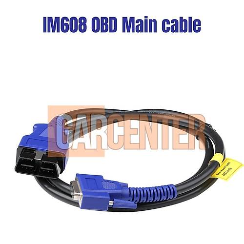 Autel MaxiIM IM608/IM608Pro Gelimi Anahtar Programlama Arac iin Autel Ana Test OBD Kablosu (Germeye Dayankl Kablo)