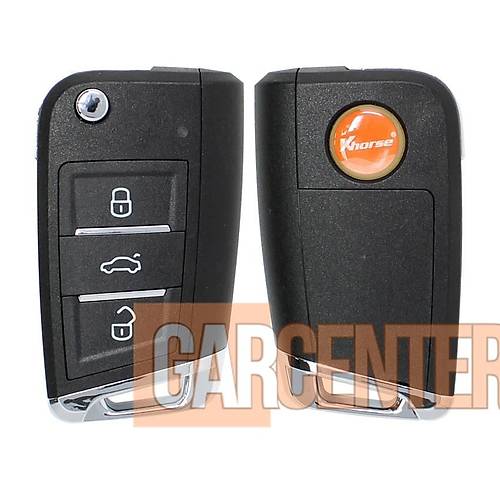 Xhorse VVDI Anahtar Arac VVDI2 evirmeli Uzaktan Anahtar 3 Dme MQB Stili XEMQB1EN