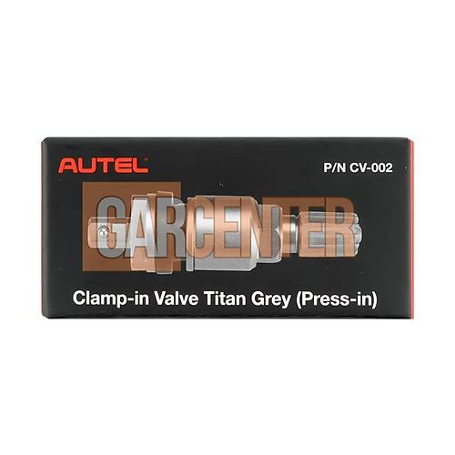 Autel CV-002 MX 1-Sensor Press-IN Evrensel TPMS Sensrleri iin Kelepeli Titan Gri Metal Vana Kk
