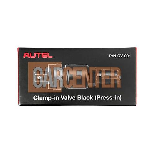 Autel CV-001 MX 1-Sensrl Pres-IN Evrensel TPMS Sensrleri iin Siyah Metal Presleme Valf Gvdesi