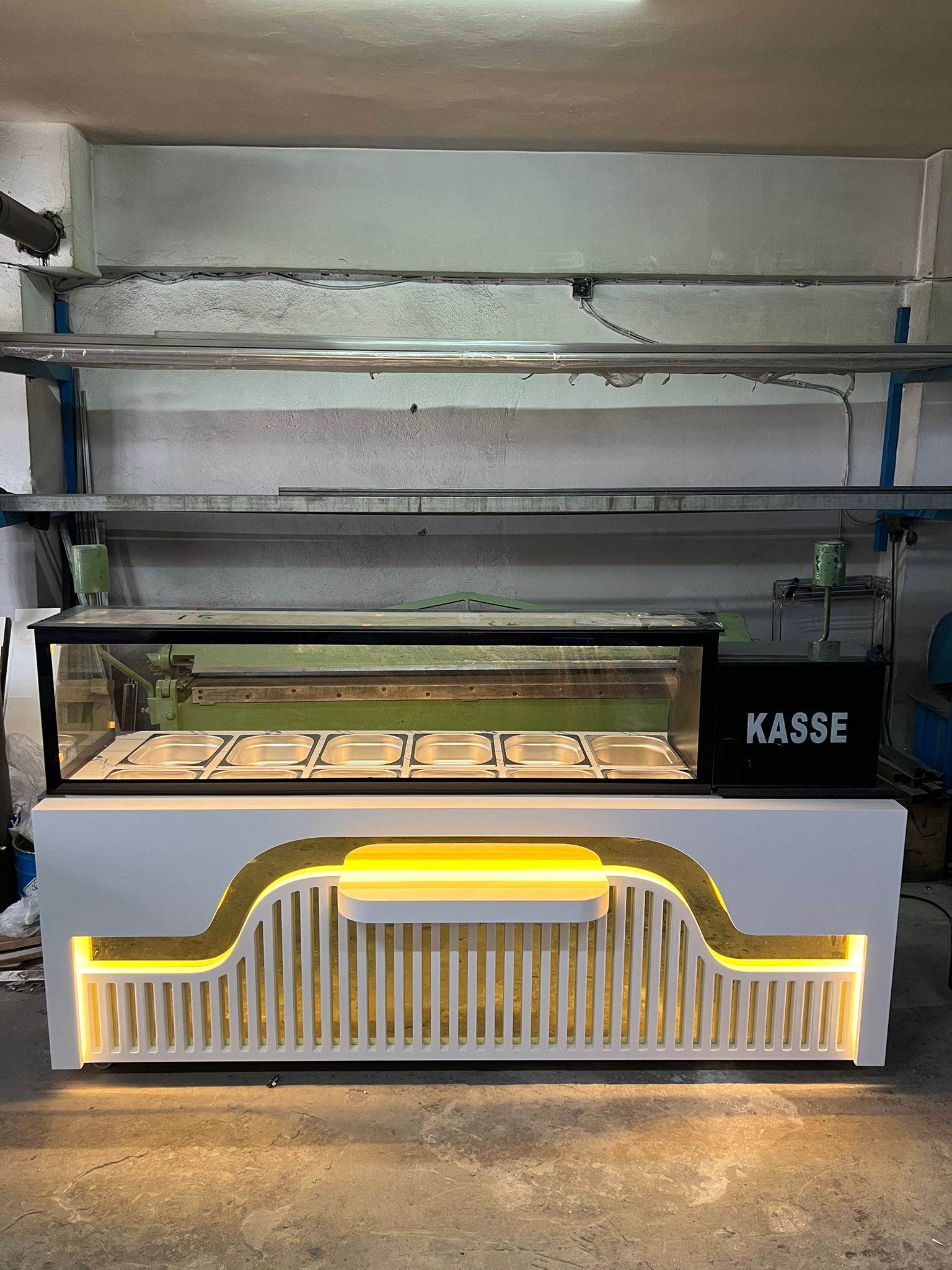 200 Cm Kasa Bankolu Kumpir Dolabı