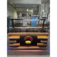 Waffle Kumpir Tezgah� So�uk Sandevi� Salatbar Dolab� 170 Cm