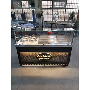 Yemek ve �orba Tezgah� 6+4 Sulu Sistem