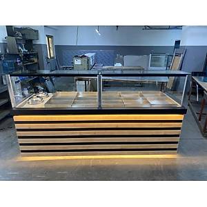 Yemek Ve �orba Tezgah� 10+2 Sulu Sistem