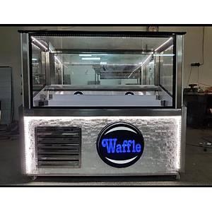 Waffle Tezgah� Do�al Ta�l� 150 Cm